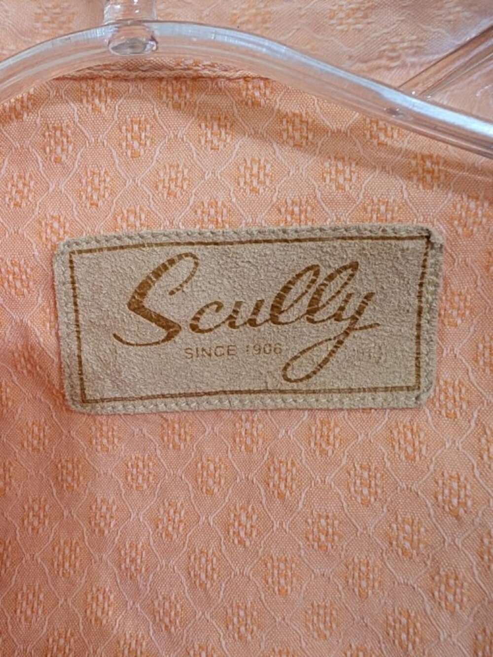 Women's Western long-sleeve pearl snap up front vintage shirt from Scully - Picture 5 of 6